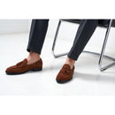 Mocassin Tassel Marron Châtaigne - Homme