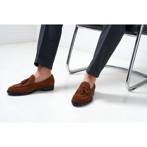 Mocassin Tassel Marron Châtaigne - Homme