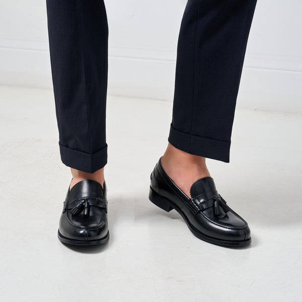 Mocasines con borlas - Negro - Hombre
