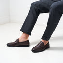 Mocassin Tassel Marron Foncé - Homme