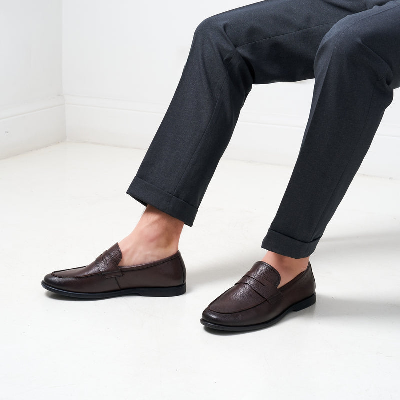 Mocassin Tassel Marron Foncé - Homme