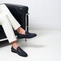 Penny Loafers - Navy Blue - Men