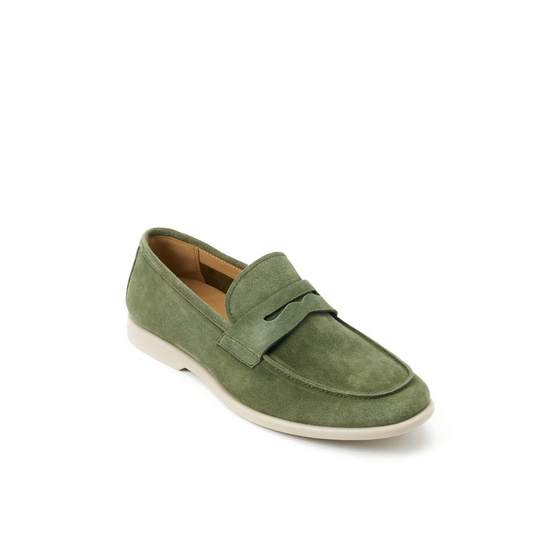 Mocassin Penny Vert - Homme