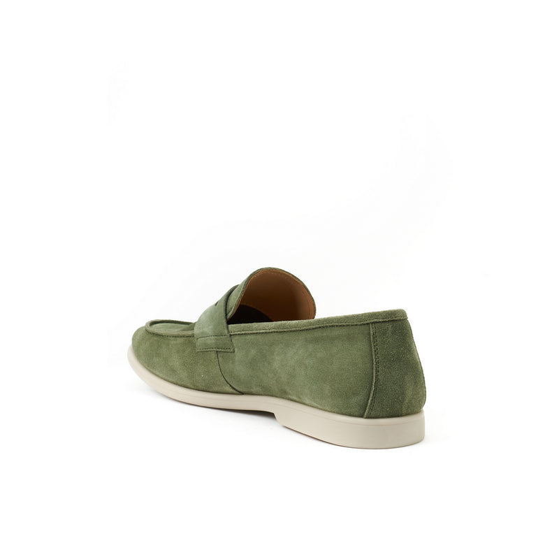 Mocassin Penny Vert - Homme