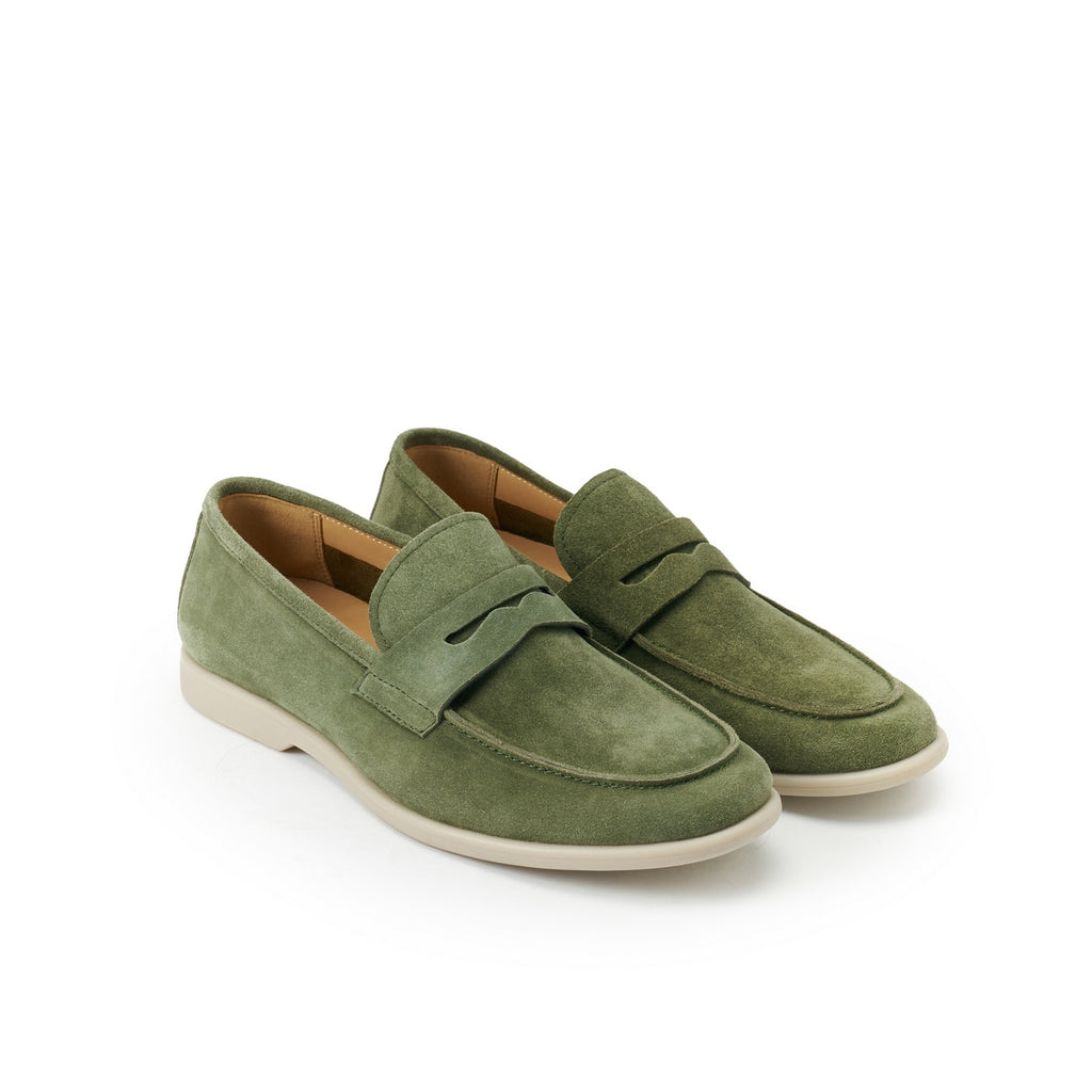 Mocassin Penny Vert - Homme