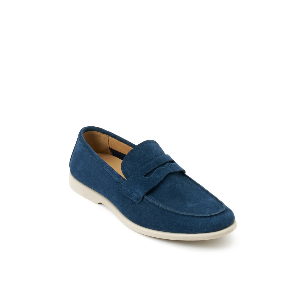 Mocassin Penny Bleu Marine - Homme