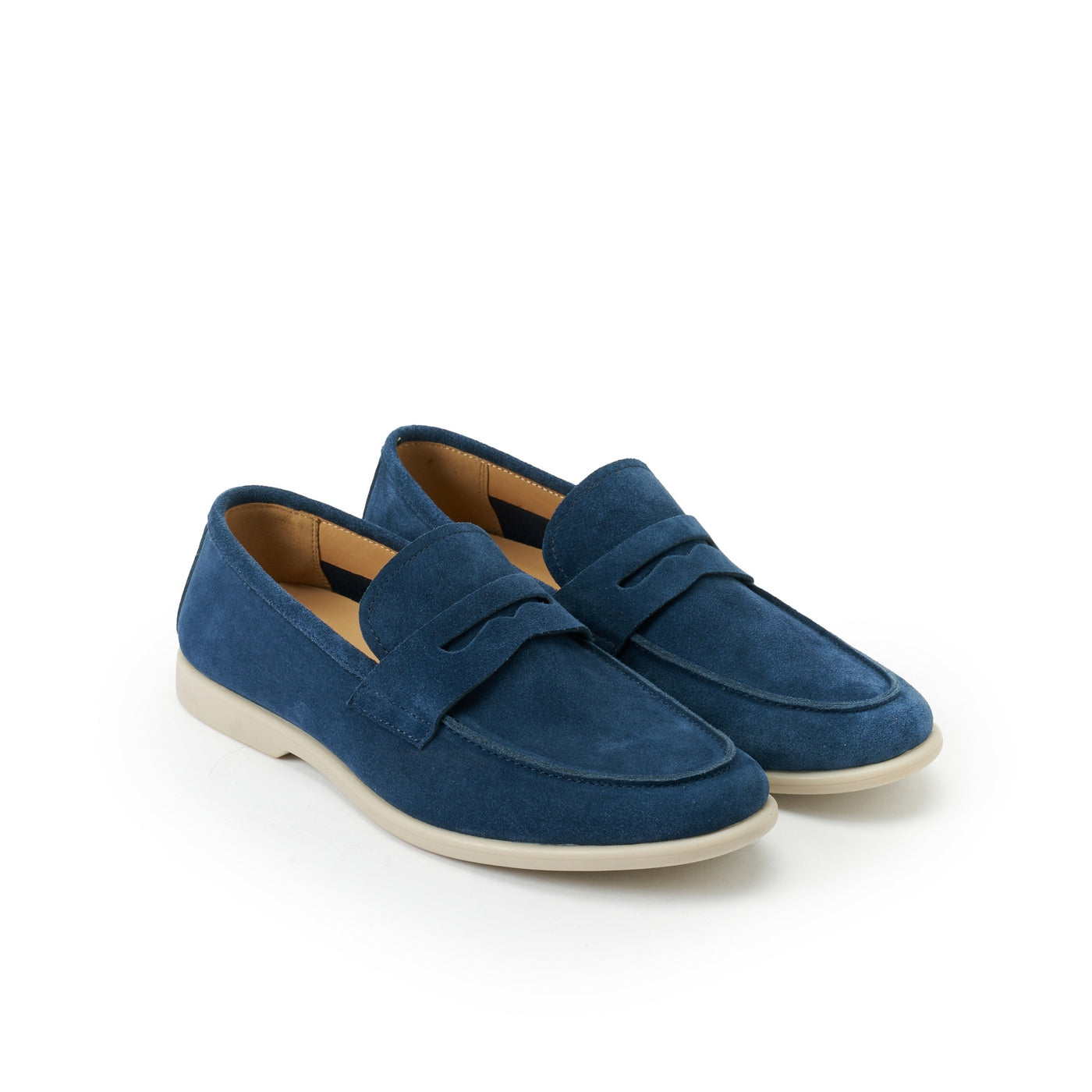 Mocassin Penny Bleu Marine - Homme