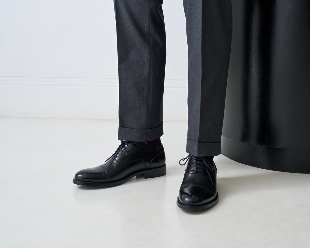 Richelieu À Bout Droit - Noir - Homme