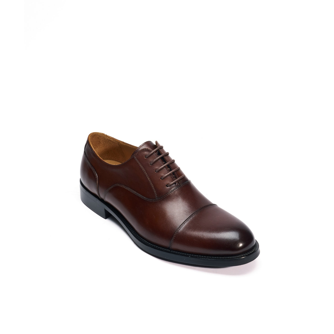 Oxford de puntera recta - Marrón oscuro - Hombre