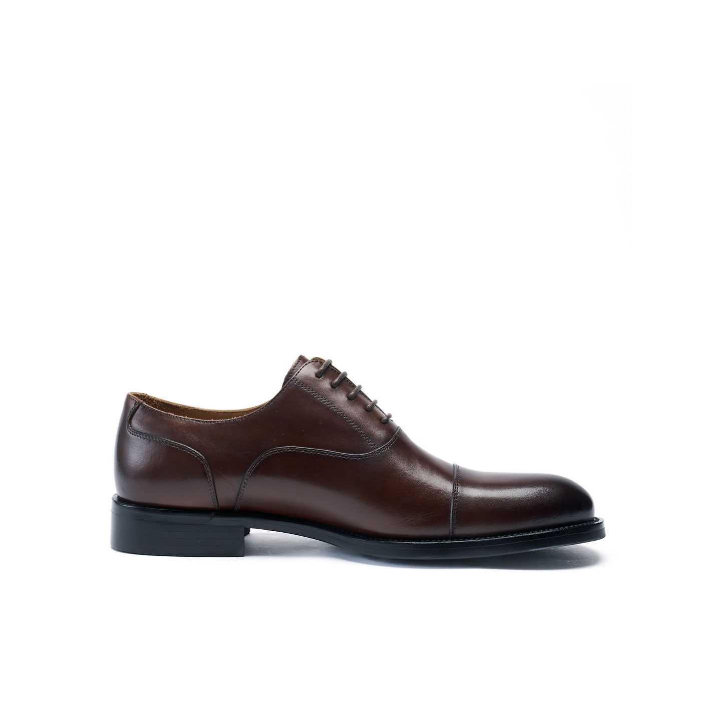 Oxford de puntera recta - Marrón oscuro - Hombre