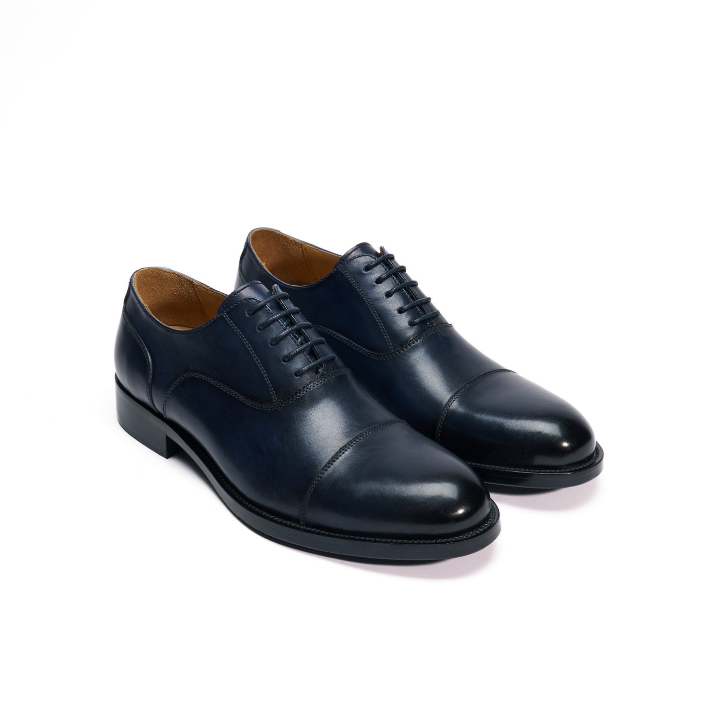Straight-Toe Oxford - Navy Blue - Men's