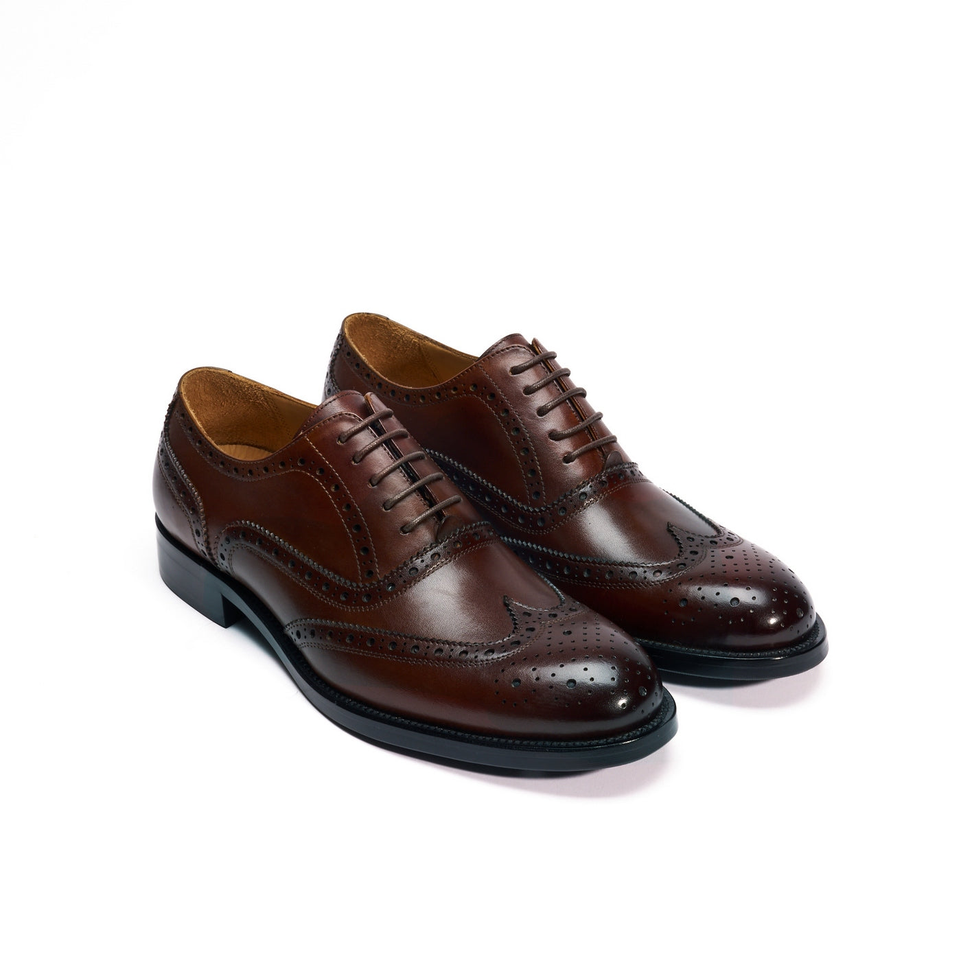 Brogue Oxfords - Dark Brown - Men
