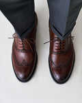 Brogue Oxfords - Dark Brown - Men