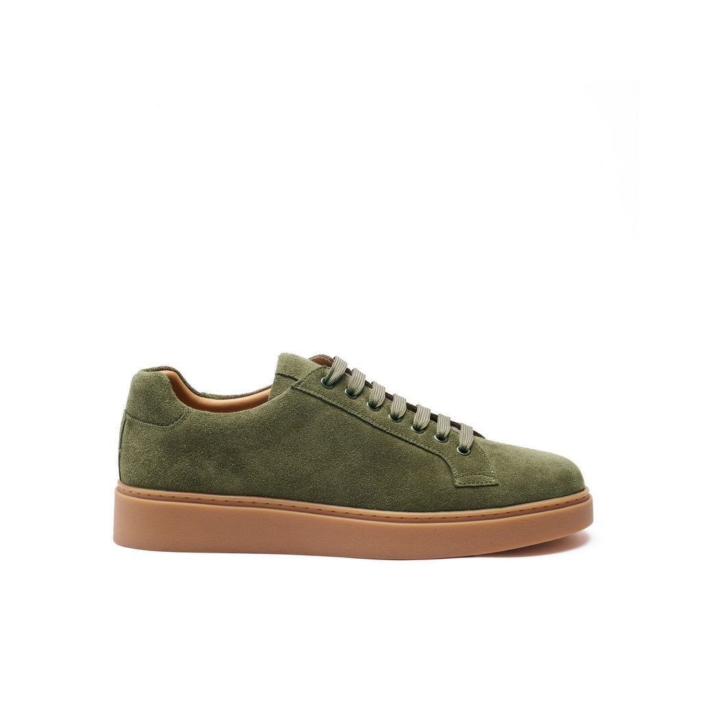 Classic Lace-Up Trainers - Tea Green - Men