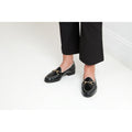 Bow Loafers - Black - Women