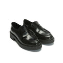 British Passport - Penny Loafers - Black - Women