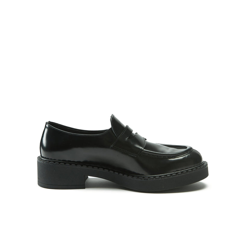 British Passport - Penny Loafers - Black - Women