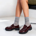 Mocasines Penny - Burdeos - Mujer