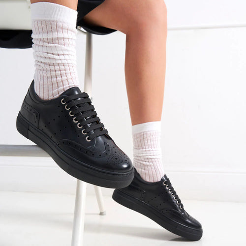 British Passport - Baskets À Bout D'Aile - Noir - Femme