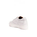 Zapatillas con Puntera Brogue - Blanco - Mujer