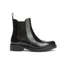 British Passport - Wingtip Chelsea Boots - Black - Women