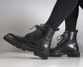 Derby Boots with Golf Toe - Black - Women