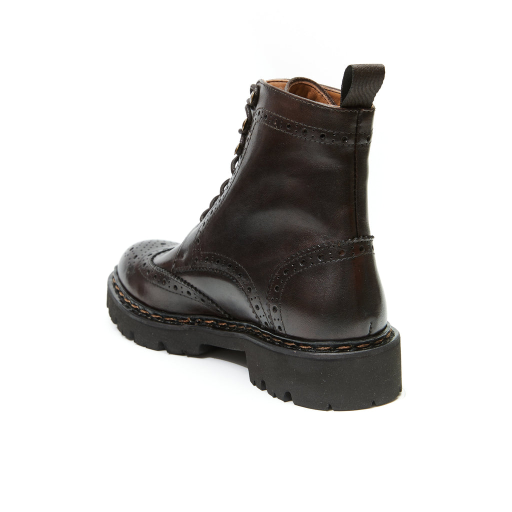 Derby Golf Toe Boots - Dark Brown - Women