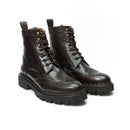 British Passport - Golf Toe Derby Boots - Dark Brown - Women's