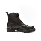 Derby Golf Toe Boots - Dark Brown - Women