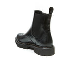 Botines Chelsea Con Puntera De Ala - Negro - Mujer