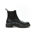 Botines Chelsea Con Puntera De Ala - Negro - Mujer