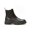 Pasaporte británico - Botas Chelsea Wingtip - Marrón oscuro - Mujer