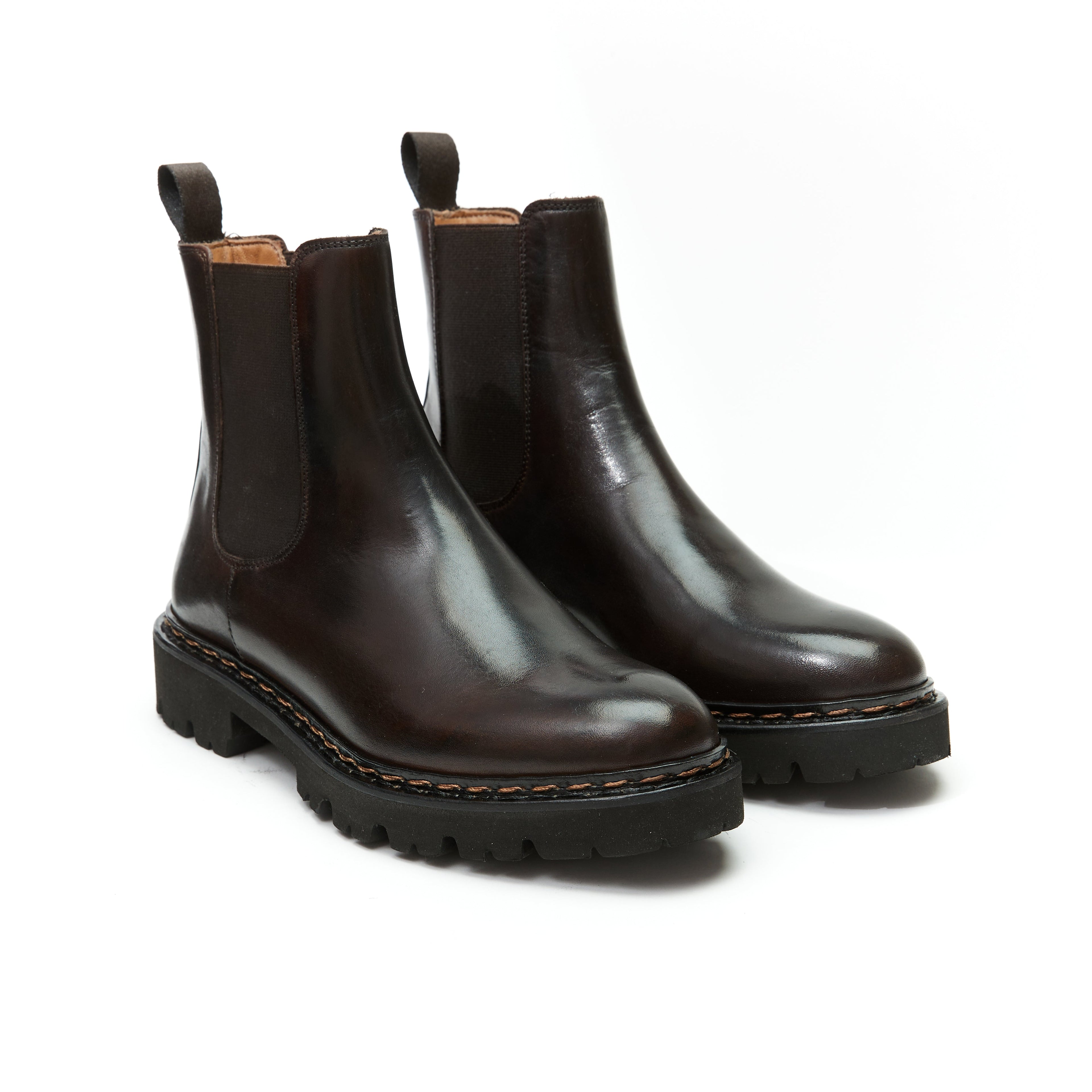 Botines Chelsea - Marrón Oscuro - Mujer