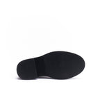 Botines Derby Con Cordones - Negro - Mujer