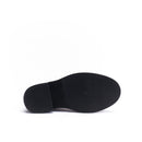 Lace-up Derby Ankle Boots - Black - Women