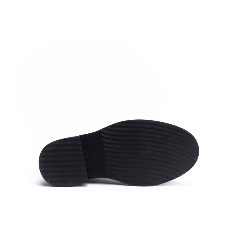Lace-up Derby Ankle Boots - Black - Women