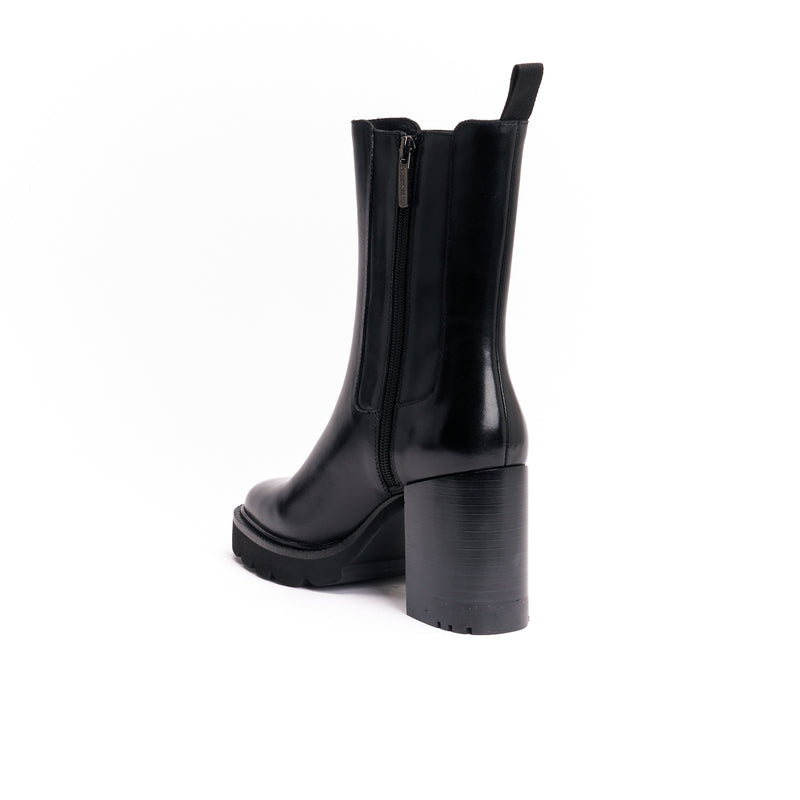 Bottines Chelsea À Talons - Noir - Femme