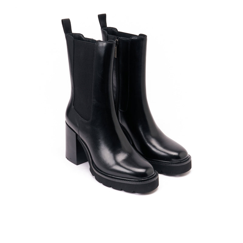 British Passport - Heeled Chelsea Boots - Black - Women