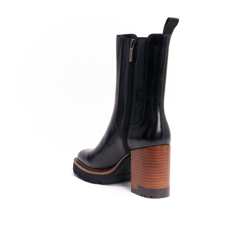 Bottines Chelsea À Talons - Noir - Femme