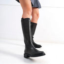 British Passport - High Boots - Dark Brown - Women's