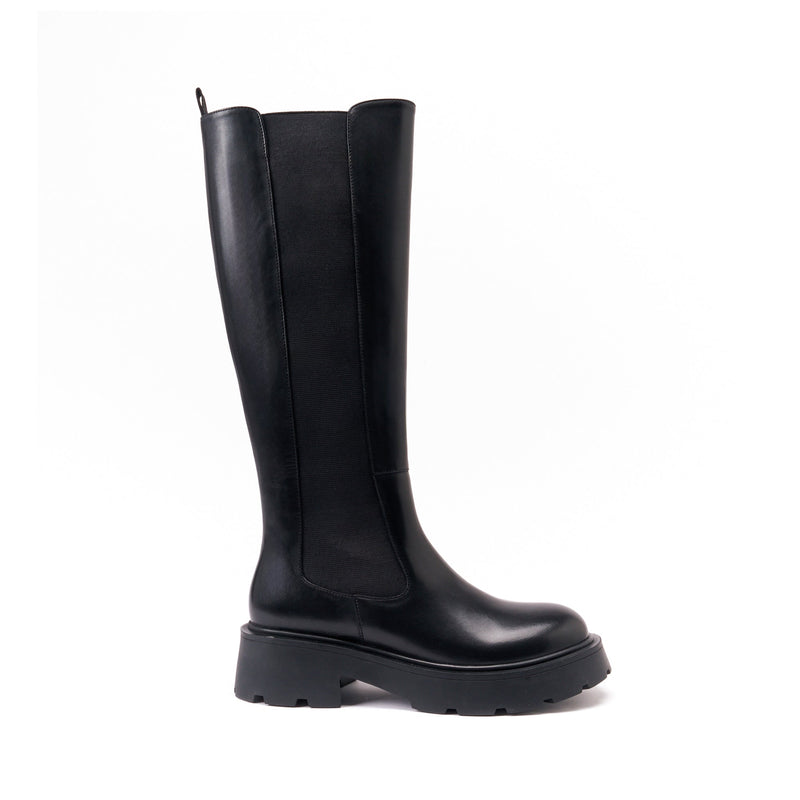 Pasaporte británico - Botas altas - Negro - Mujer