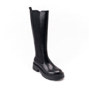 Pasaporte británico - Botas altas - Negro - Mujer