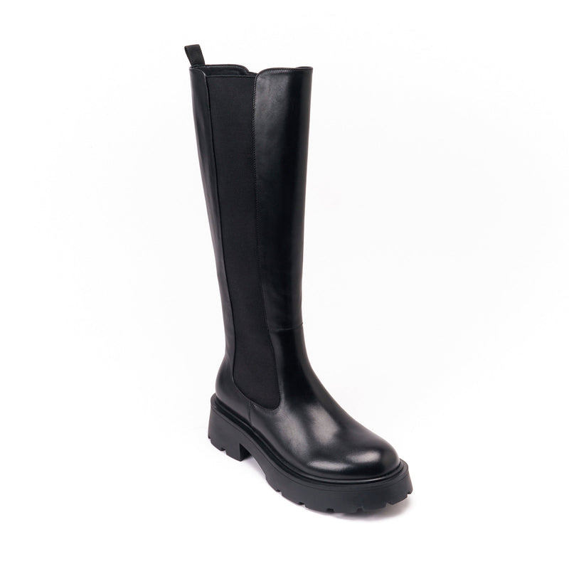 Pasaporte británico - Botas altas - Negro - Mujer