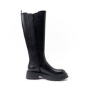 Pasaporte británico - Botas altas - Negro - Mujer