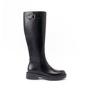 Pasaporte británico - Botas altas - Negro - Mujer