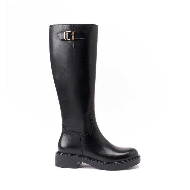 British Passport - Bottes Haute - Noir - Femme