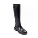 British Passport - Bottes Haute - Noir - Femme