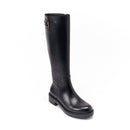 Pasaporte británico - Botas altas - Negro - Mujer