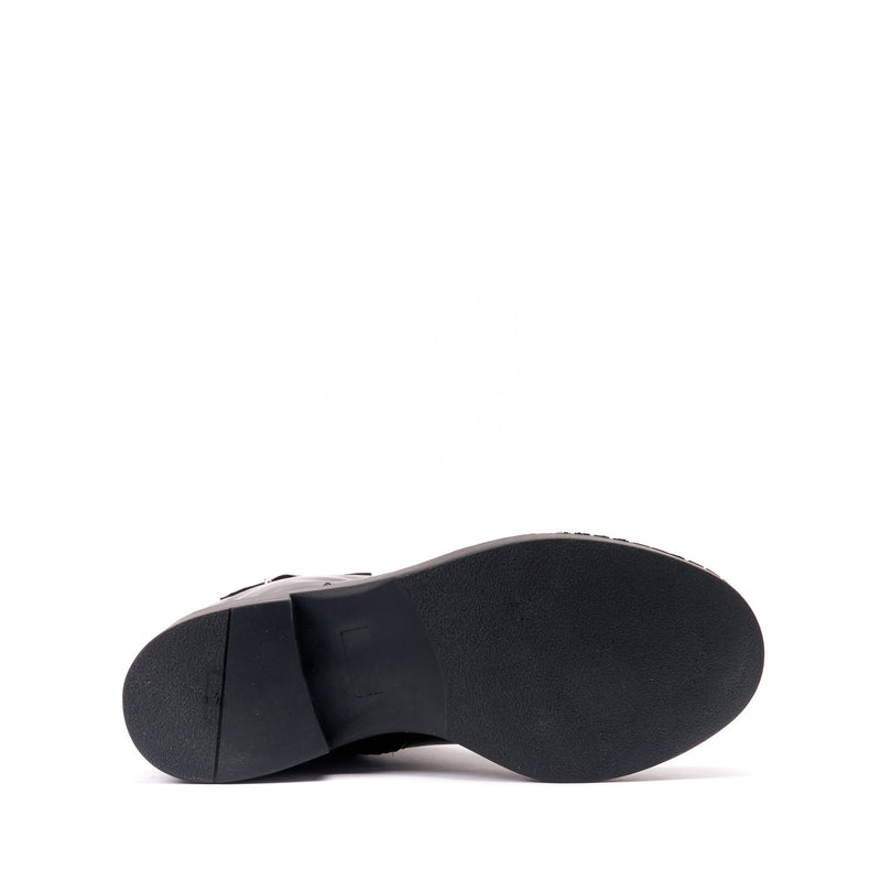 Pasaporte británico - Botas altas - Negro - Mujer