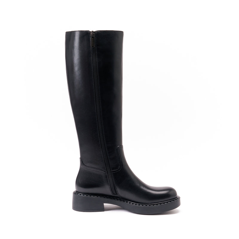 British Passport - Bottes Haute - Noir - Femme